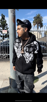 Blk zip up hoodie