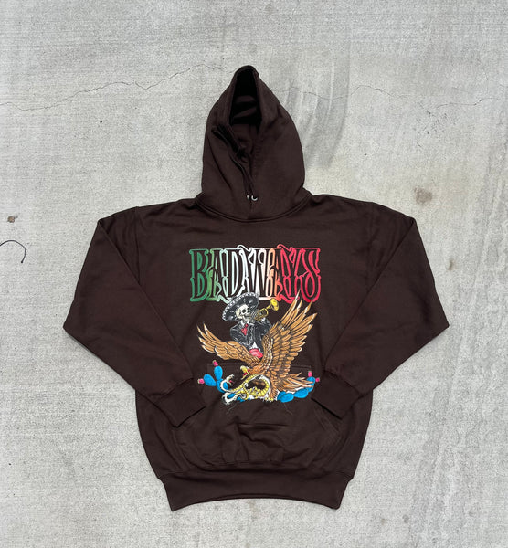 BW brown hoodie