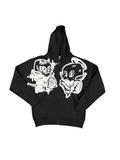 Blk zip up hoodie