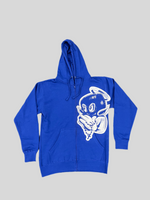 Blue rosary zip up