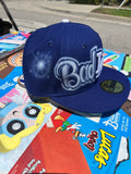 Fitted LA hat custom airbrushed