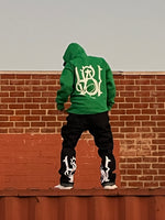 #2 Green Draco zip up