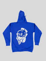 Blue rosary zip up