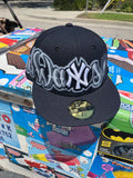 Fitted NY hat custom airbrushed