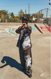 Blk dust flannel