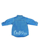 Kids denim button up
