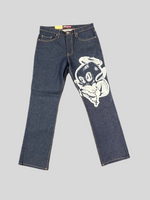 Blue rosary jeans