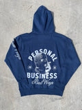 Blue badways hoodies