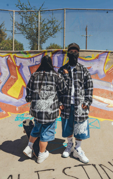Blk flannel