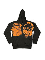 Blk zip up hoodie