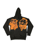 Blk zip up hoodie