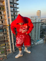Red bag shorts