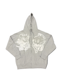 Light grey zip up