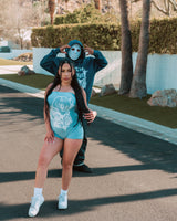 Light blue romper