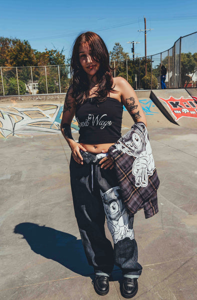 Cursive Tube top