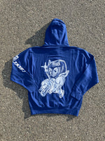 #7 Blue Bw hoodie