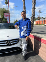 Blue zip up hoodie