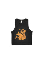 Blk crop tank top