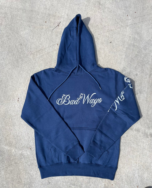 Blue badways hoodies