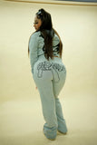 Grey Draco flare sweats