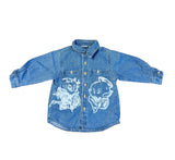 Kids denim button up