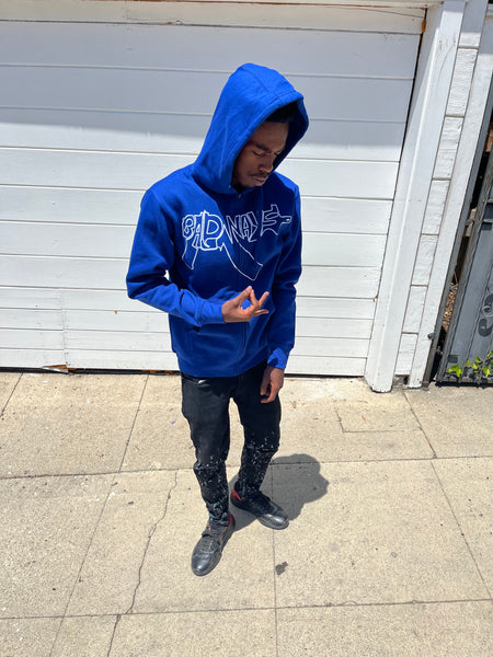 Blue Draco zip up