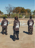 Blk dust flannel
