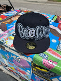 Fitted D hat custom airbrushed