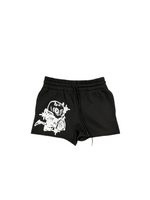 Blk lounge sweat shorts