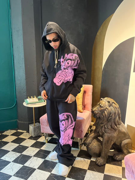 Blk glck zip up